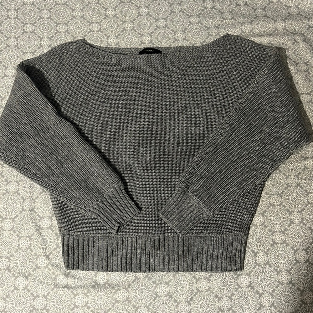 Forever 21 wide neck sweater